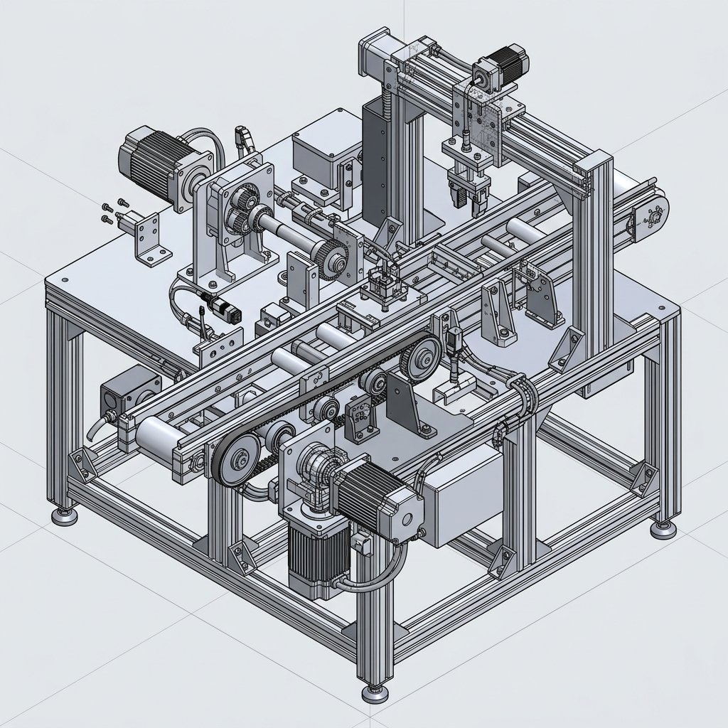 3D CAD Machine Model