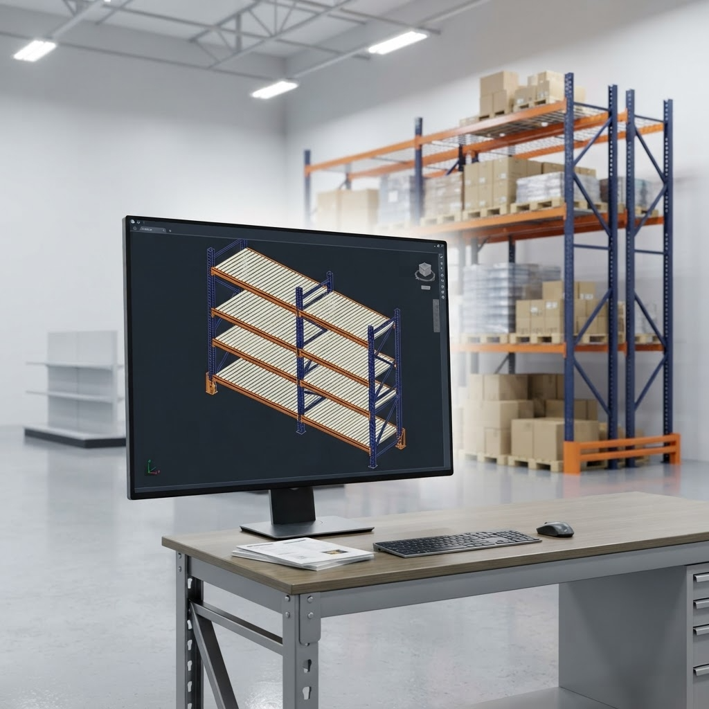 Racking & Shelving 3D Modeling