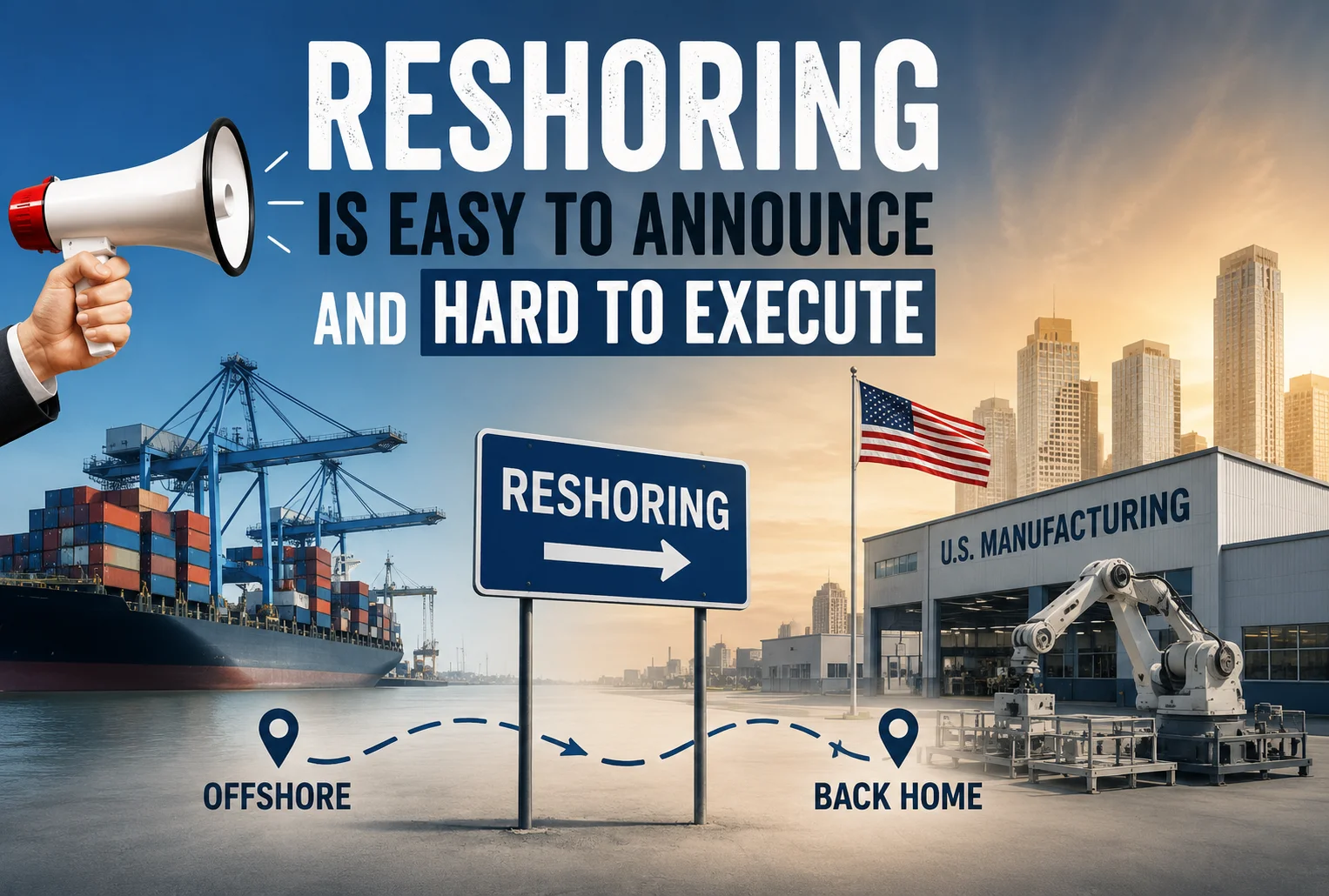 Reshoring Is Easy to Announce and Hard to Execute Here’s the Engineering Bottleneck Nobody’s Talking About